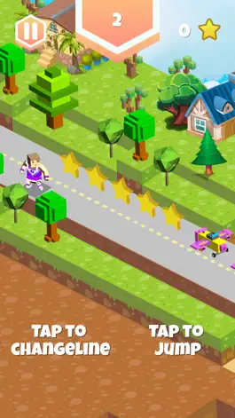 Game screenshot blocky endless risky road games apk