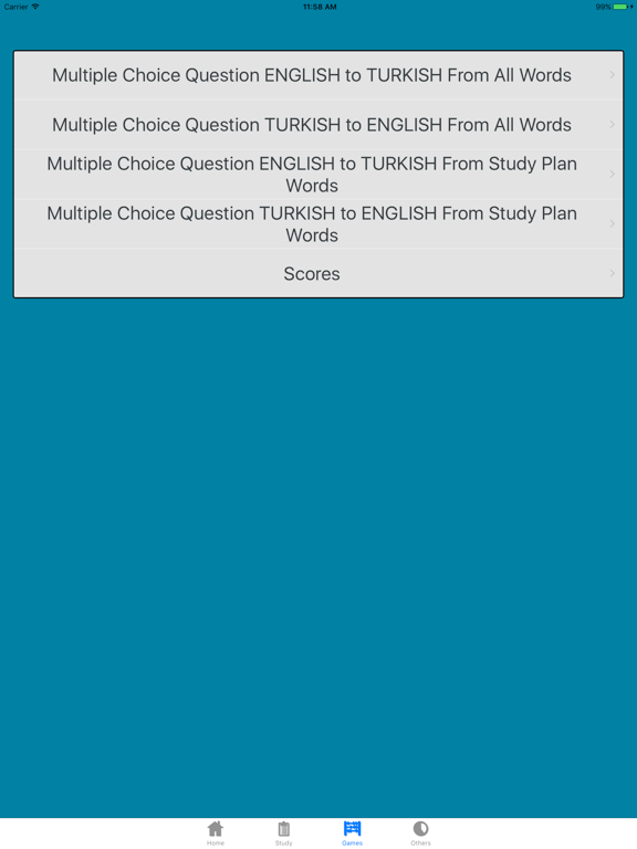 Turkish Dictionary iPad screenshot 4 - Reference app