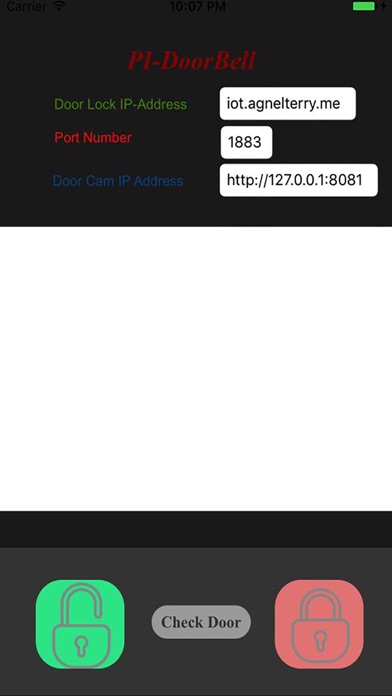 PI DoorBell app screenshot