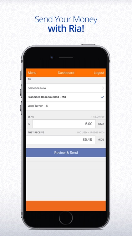 Ria Money Transfer – Send Money