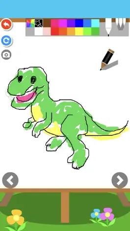 Game screenshot Dinosaur puzzle Doodle Colorin hack