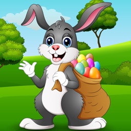 Jeux de Pâques Candy - match 3 pour cute bunny hop