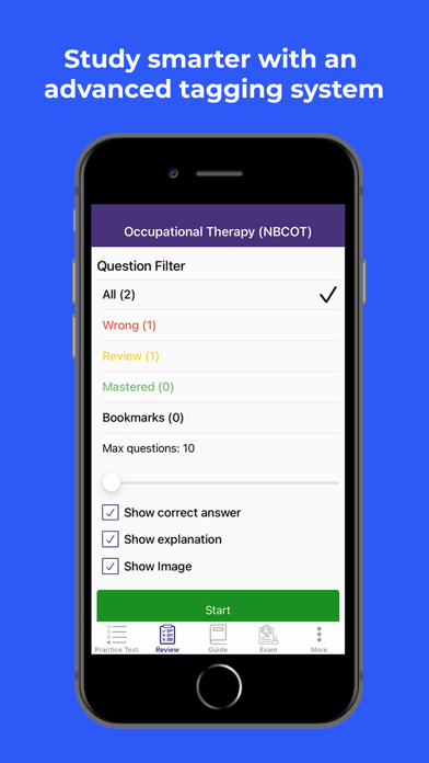 Massage Bodywork Therapy Exam Screenshot