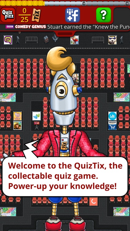QuizTix: BBC Comedy Genius Quiz screenshot-0