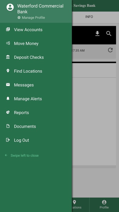 Waterford Bank Mobile Screenshot