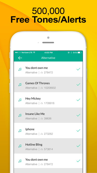 Ringtones - Unlimited Ringtones Maker Screenshot 1 - AppWisp.com Ringtones - Unlimited Ringtones Maker Screenshot 1 - AppWisp.com