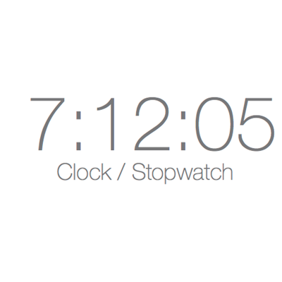 Big clock  -Day & Night mode-