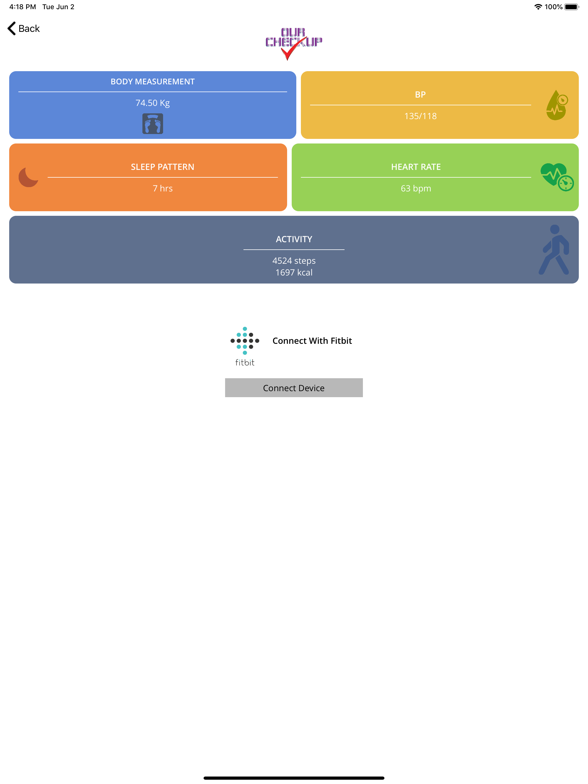 Ourcheckup App screenshot 10
