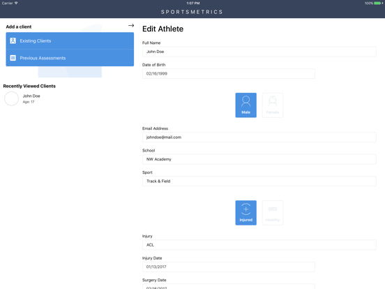 Screenshot #4 pour Sports Injury Test
