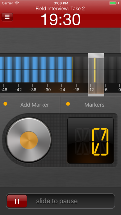 Hindenburg Field Recorder Screenshot