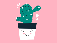 Desert Cactus Emoji and Stickers