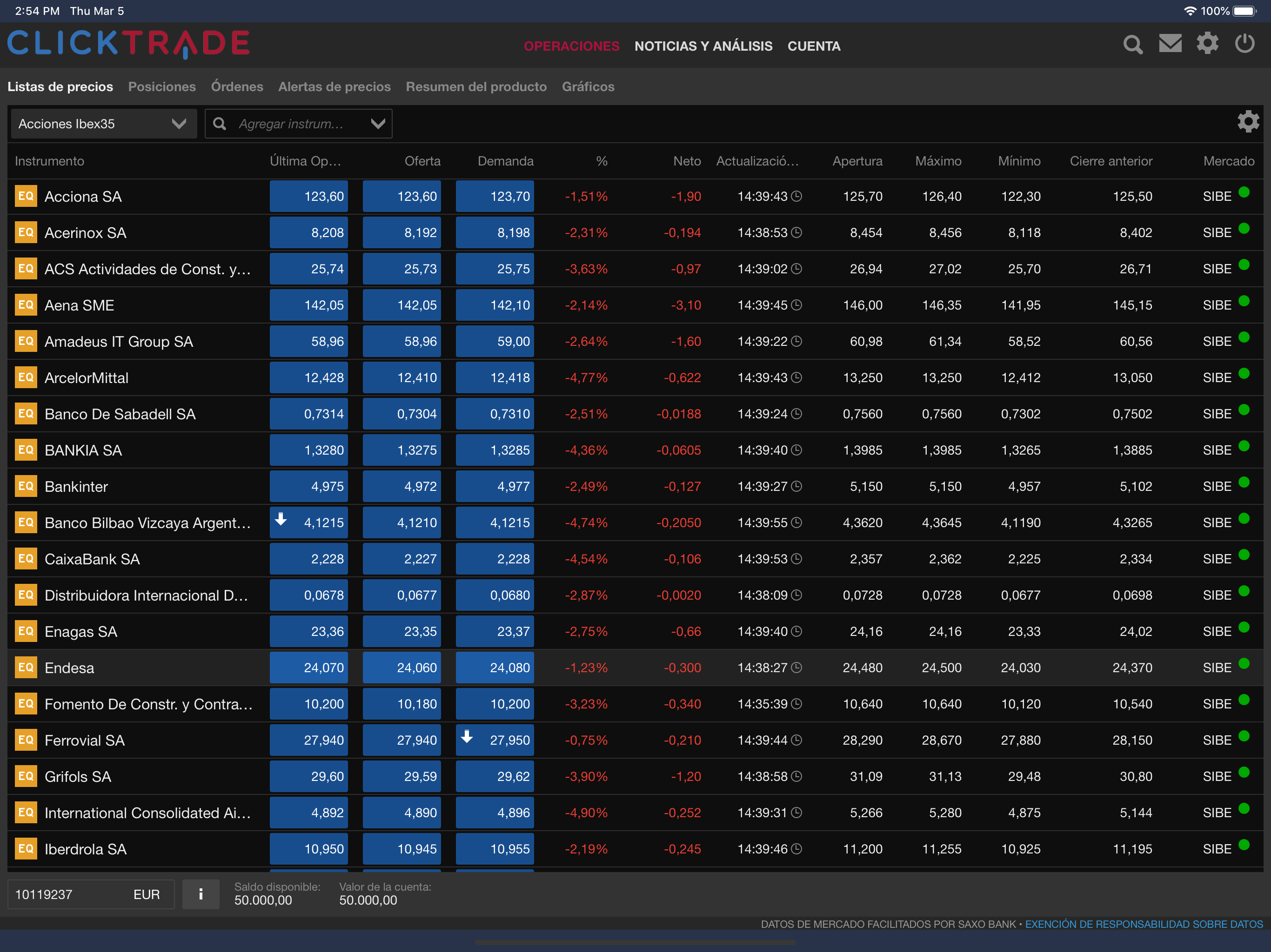 ClickTrade screenshot 10