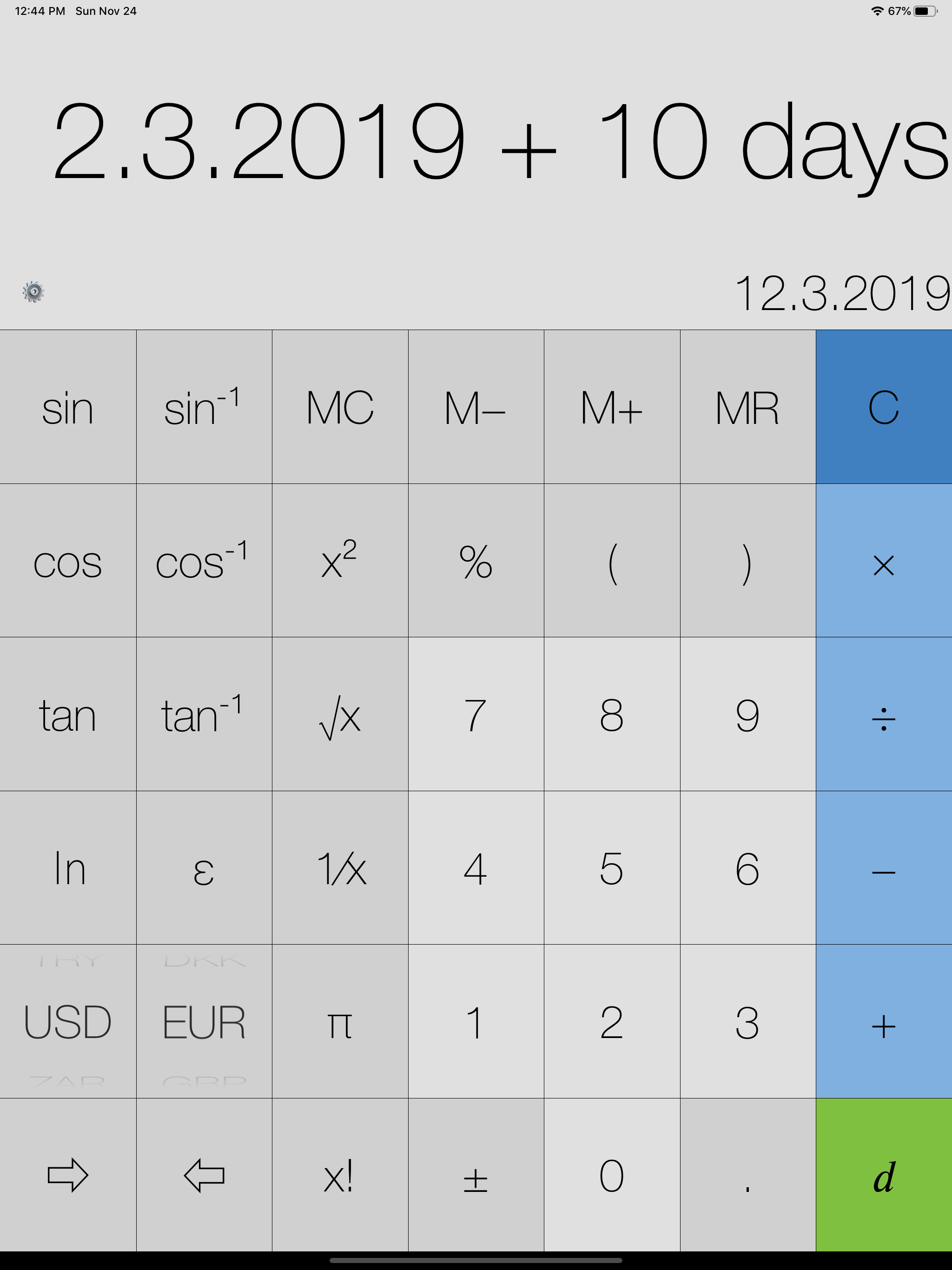 My Calculator (incl. currency)