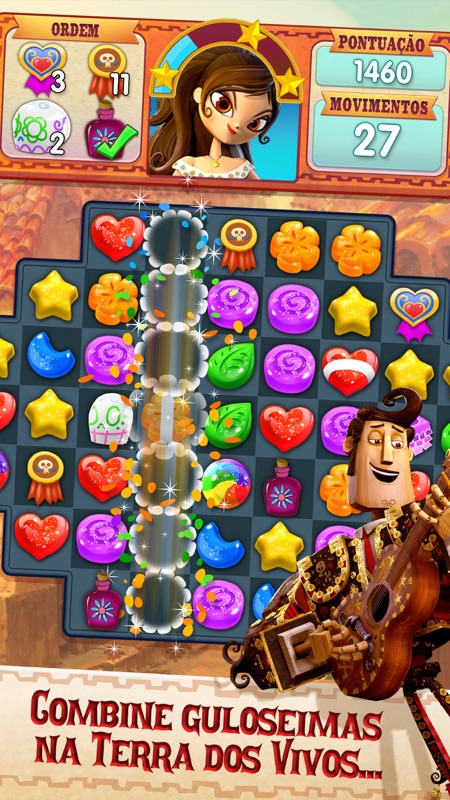 Sugar Smash: Book of Life screenshot 1