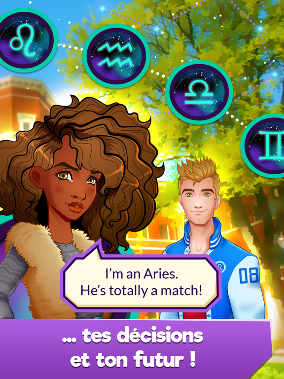 Screenshot #5 pour Star Crossed Ep.1 - Jeu Interactive de Zodiaque