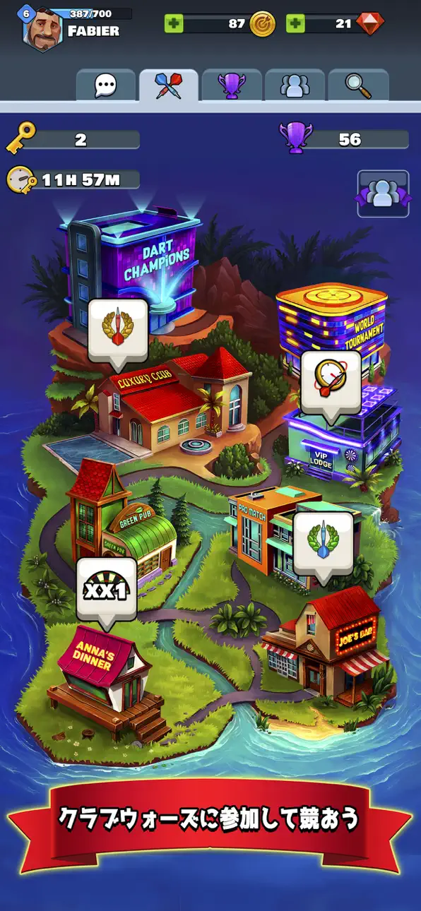 Darts Club iOS Mod IPA [ Debug Menu ] screenshot 5 - iOS game interface