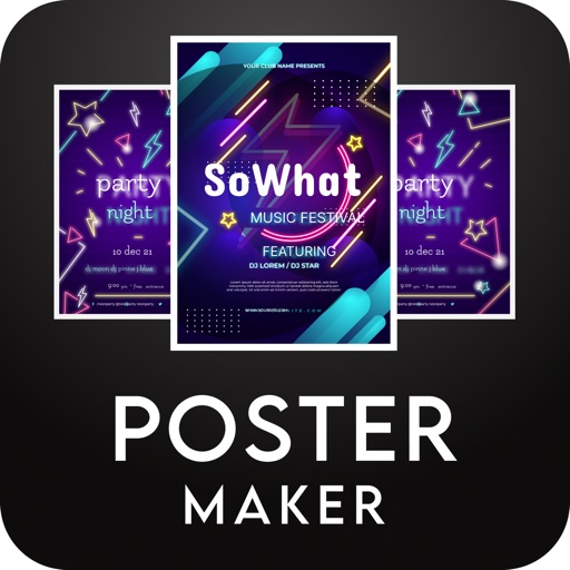 Poster Maker . Flyer Creator Icon