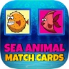 Sea Animal Match Cards Game For Kids