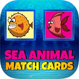 Sea Animal Match Cards Jeu pour les enfants