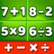 Icon Math Games - Learn + - x ÷