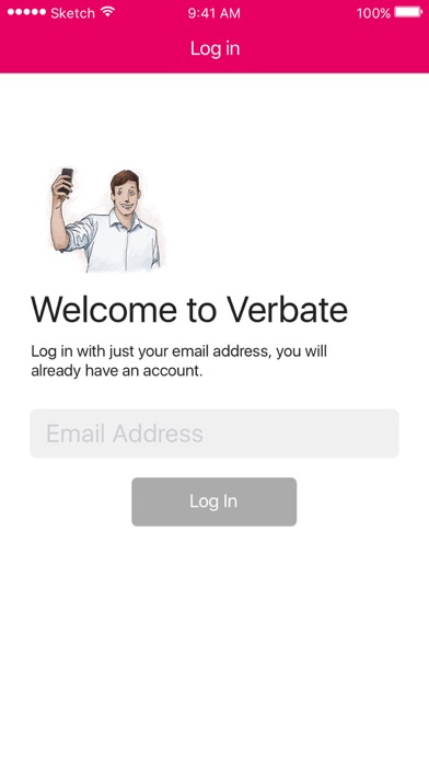 Verbate screenshot