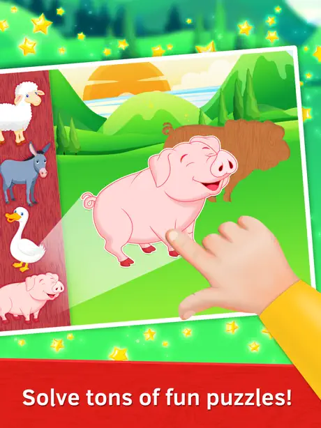 Baby Puzzle. Farm Animals