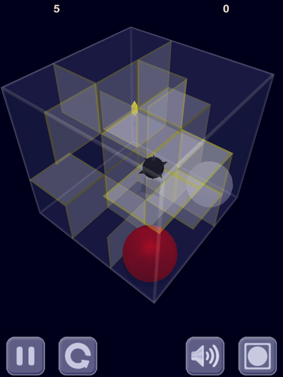 Red ball & Glass maze iPad screenshot