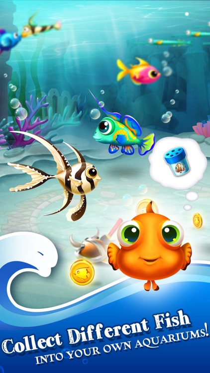 Fish Joy -Tap color fashion to build pool of water