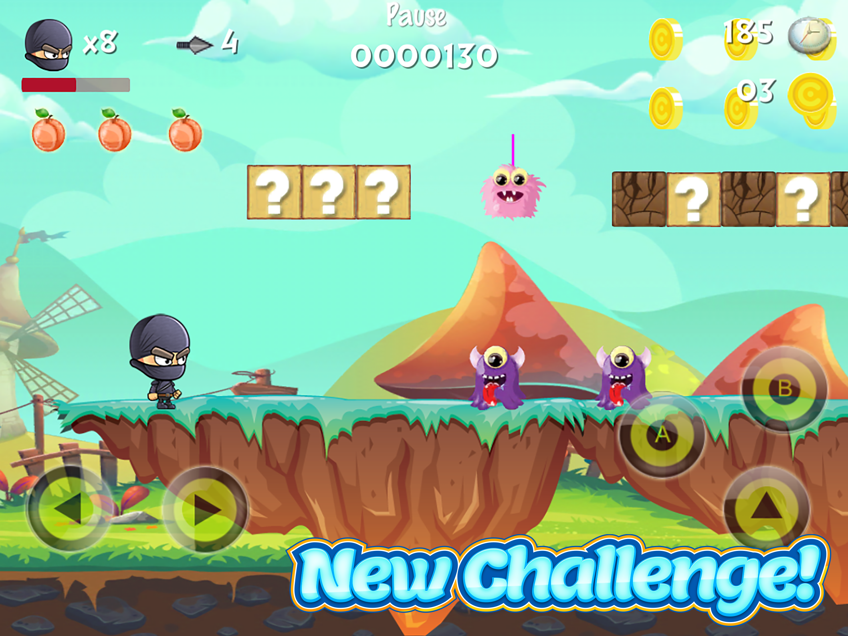 Super Ninja Adventure - Run and Jump Games screenshot 5