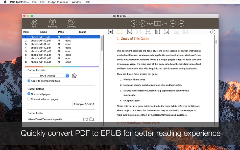 PDF to EPUB + - 6.0 - (macOS)