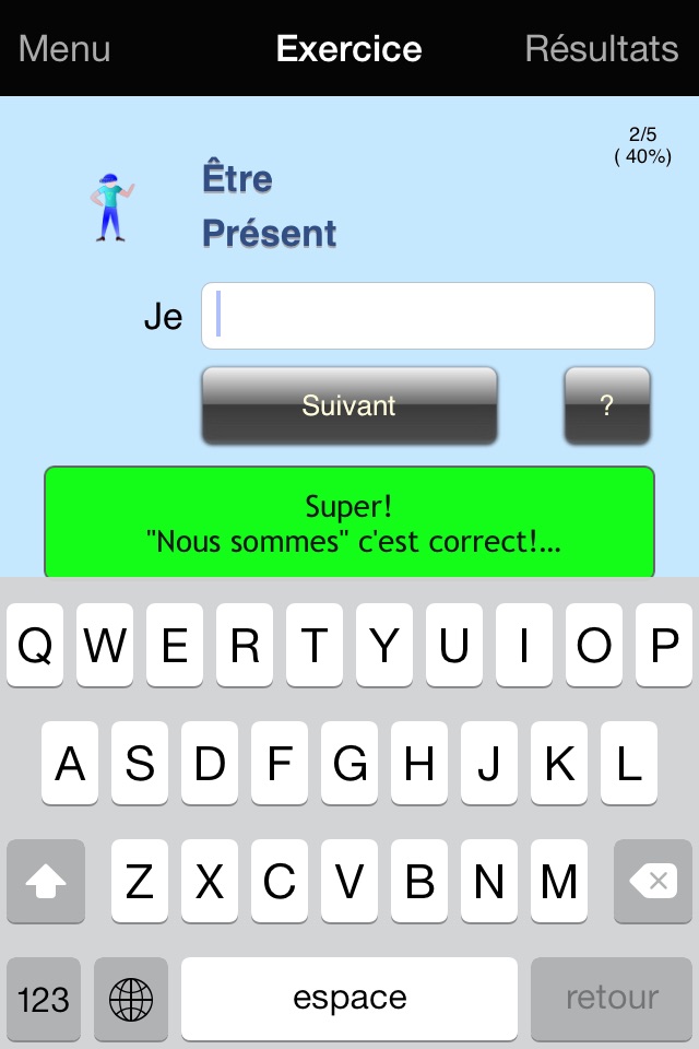 Verbuga French Verb Trainer screenshot 2