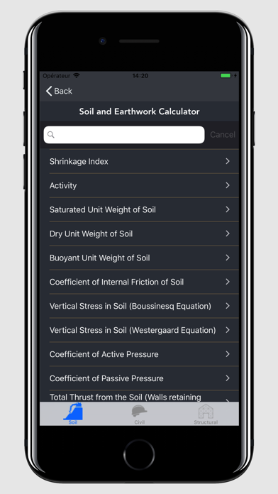 Soil and Earthwork Calculator Screenshot