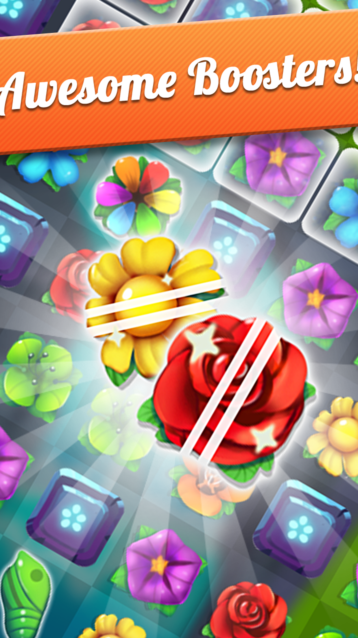 Flower Crush - Match 3 & Blast Garden to Bloom! screenshot 5