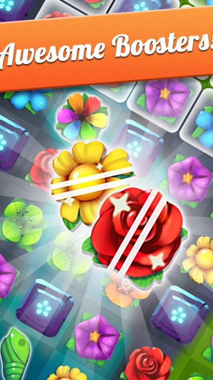 Flower Crush - Match 3 & Blast Garden to Bloom! screenshot-4