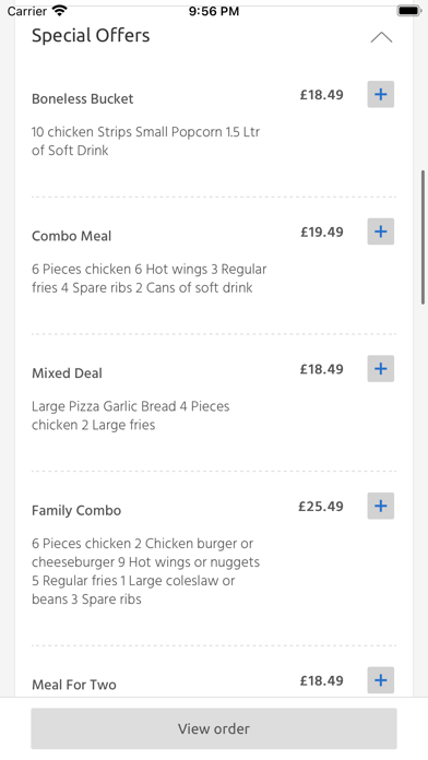 Royal Chicken & Pizza, Dorking Screenshot