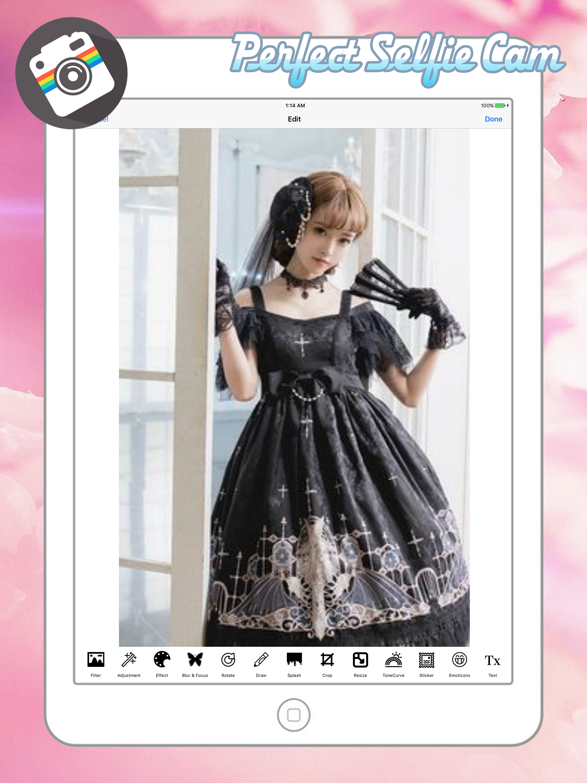 Perfect Selfie Cam - Beauty Girl Editor screenshot 10