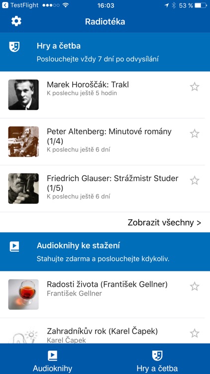 Radiotéka: audioknihy do kapsy