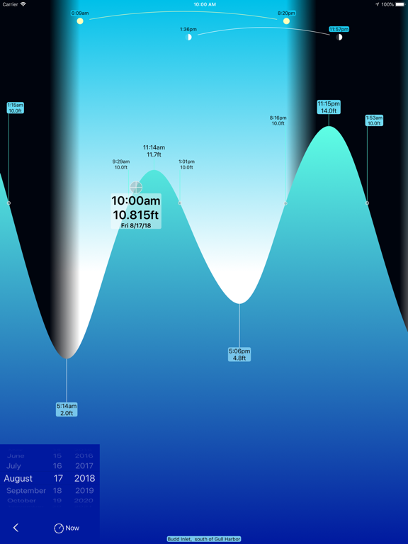 Screenshot #4 pour Tyde - US tides, works offline
