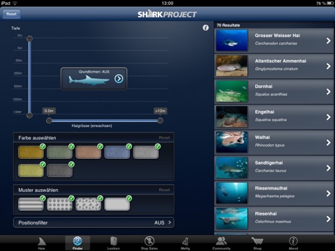 Sharkproject for iPad screenshot 3