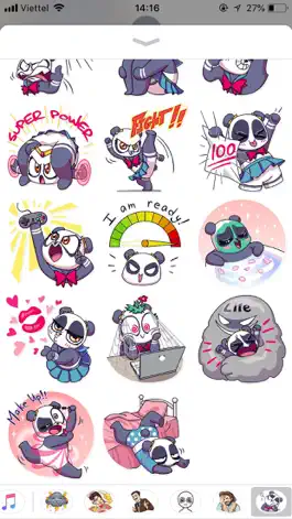 Game screenshot Cute Panda Pun Funny Stickers hack