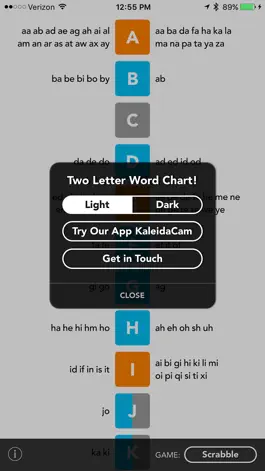 Game screenshot Two Letter Word Chart! hack