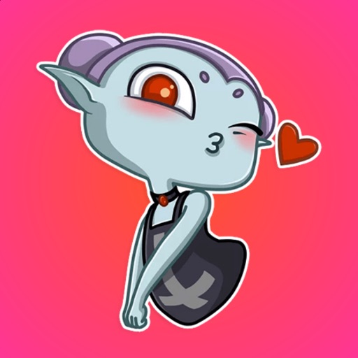 Little Vampire Life Stickers Icon