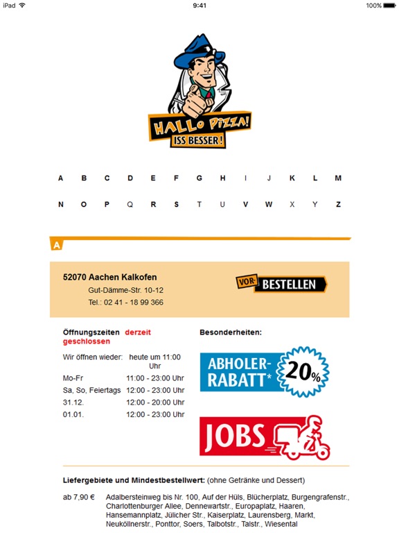 Screenshot #6 pour Hallo Pizza! ISS BESSER!