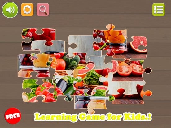 Screenshot #6 pour jeux de fruits jigsaw puzzles gratuit pour enfants