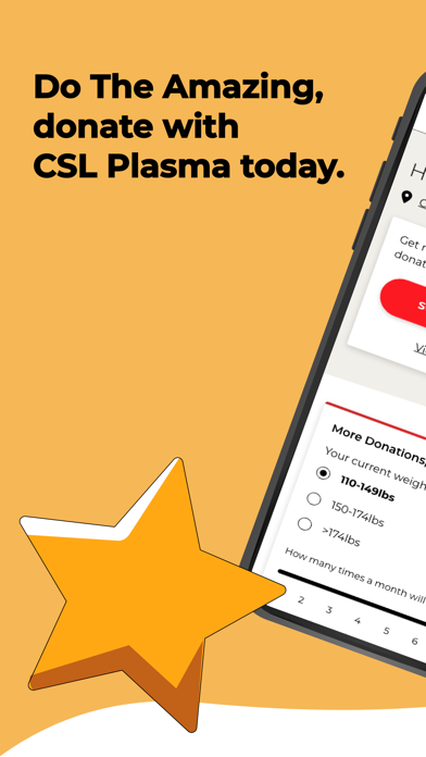 CSL Plasma Screenshot