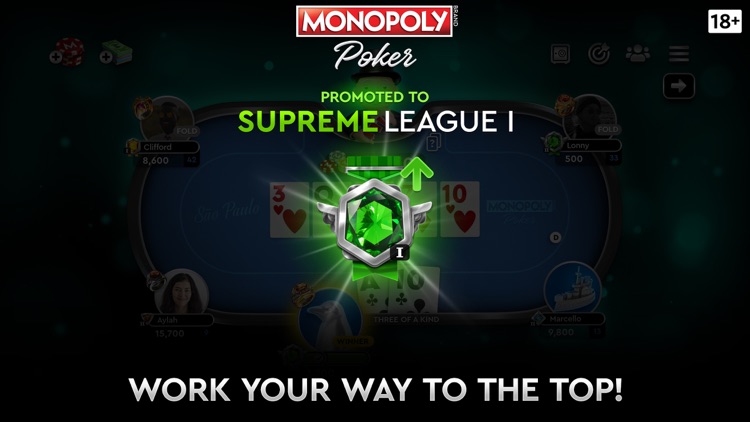 MONOPOLY Poker - Texas Holdem screenshot-4
