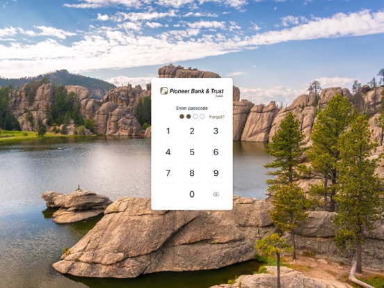 Pioneer Bank & Trust iPad screenshot 2 - Finance app
