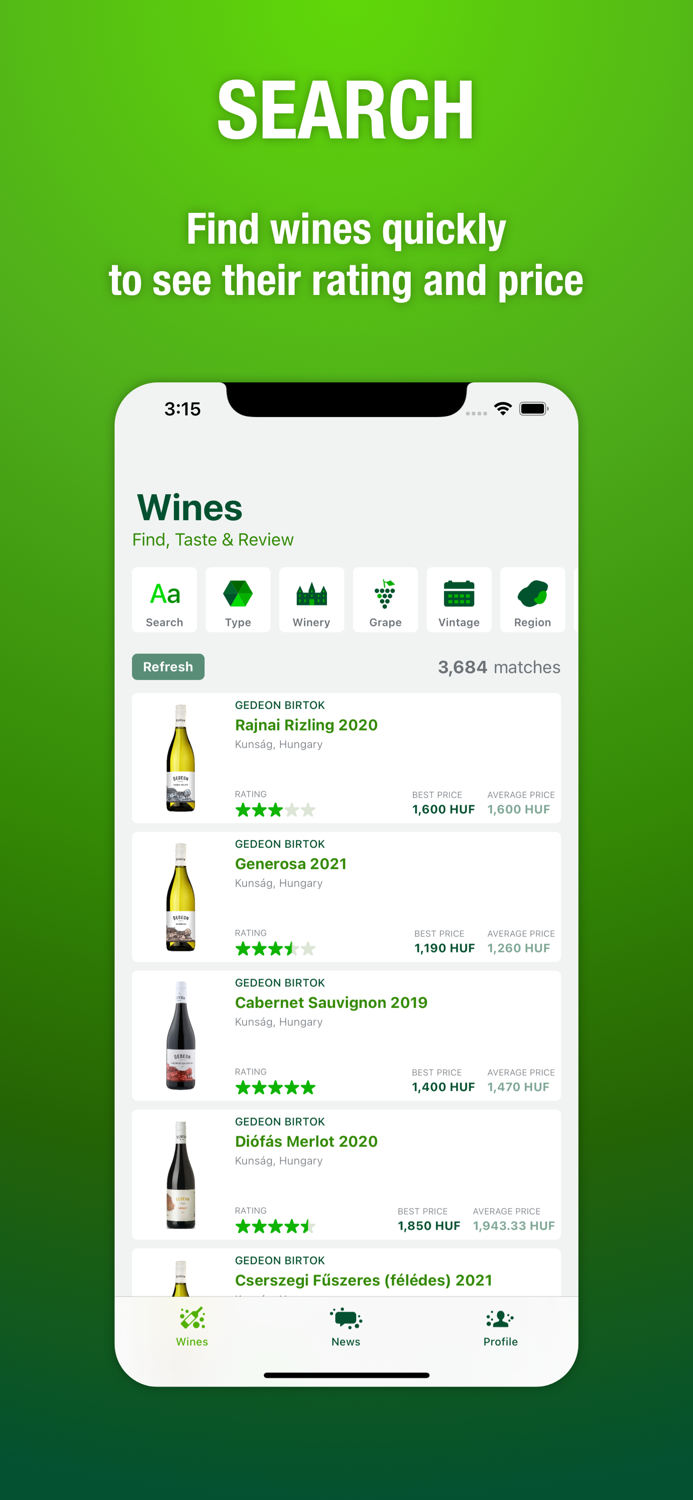 Endless Wine for Enthusiasts