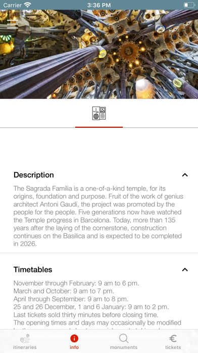 Sagrada Familia Visit & Guide iPhone screenshot