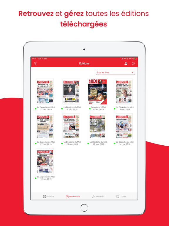 La Dépêche - Premium iPad screenshot 6 - News app